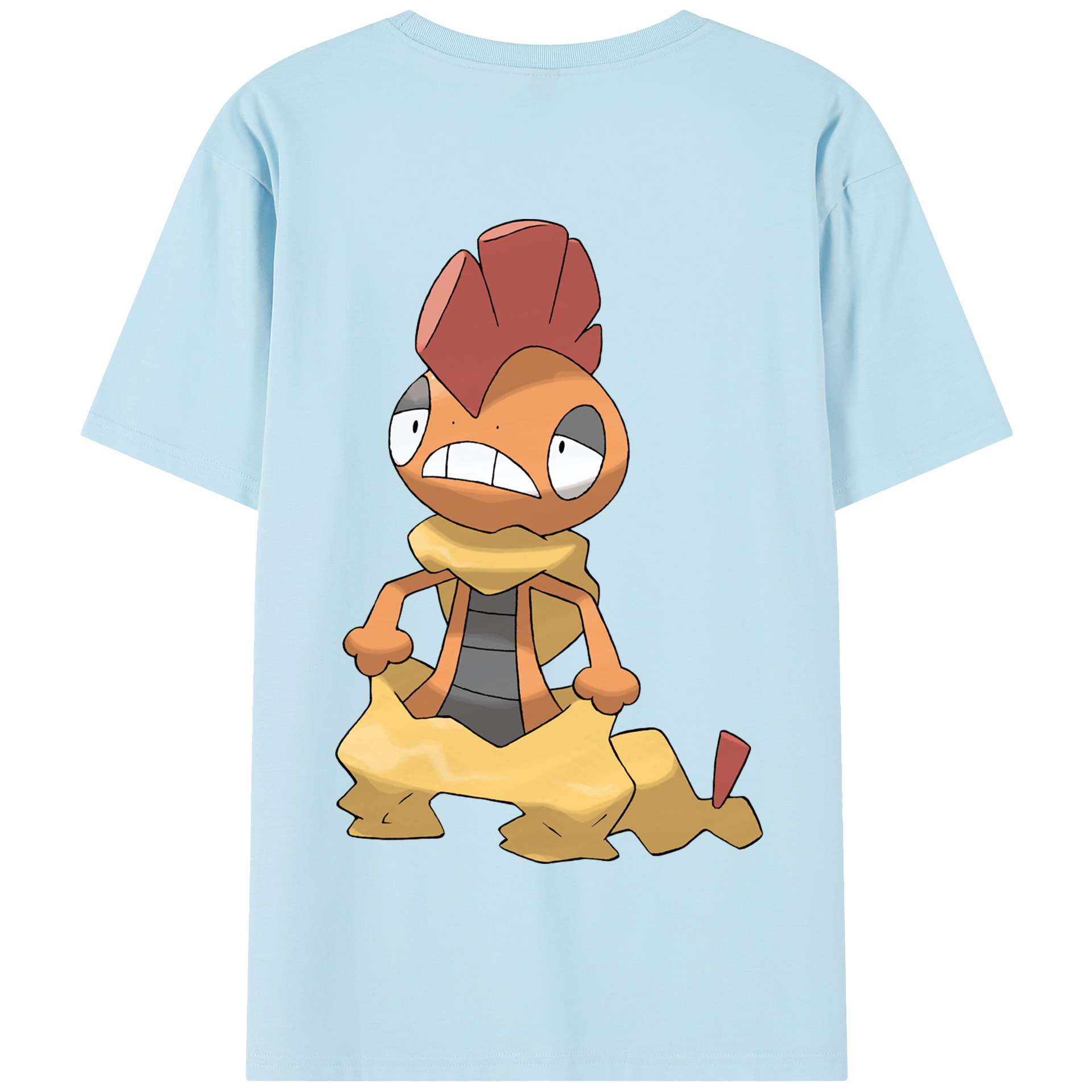 （画像用） ポケットモンスター Pokémon 綿100％半袖Tシャツ（背面プリント）